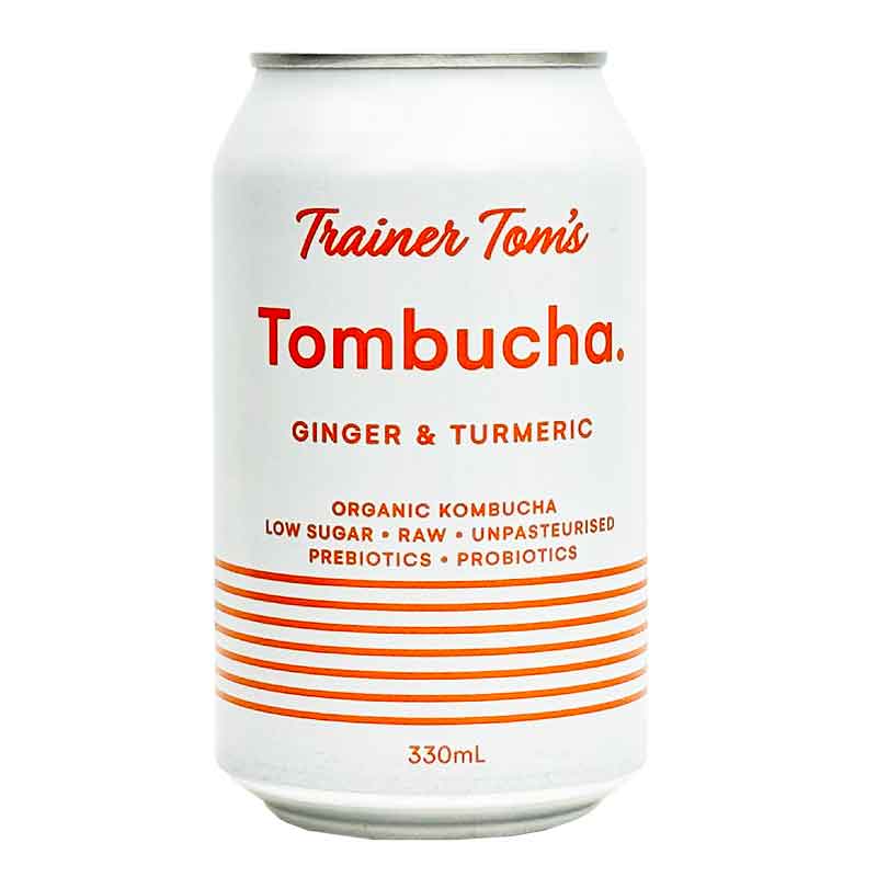 Trainer Tom's Ginger Turmeric Tombucha Kombucha 330ml