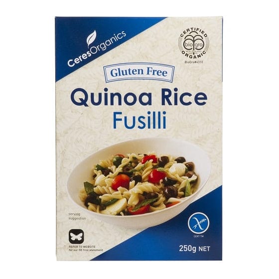 Ceres Quinoa Rice Fusilli Pasta 250g