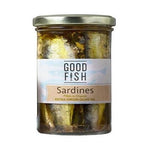 Good Fish Sardines in Extra Virgin Olive Oil JAR 195g