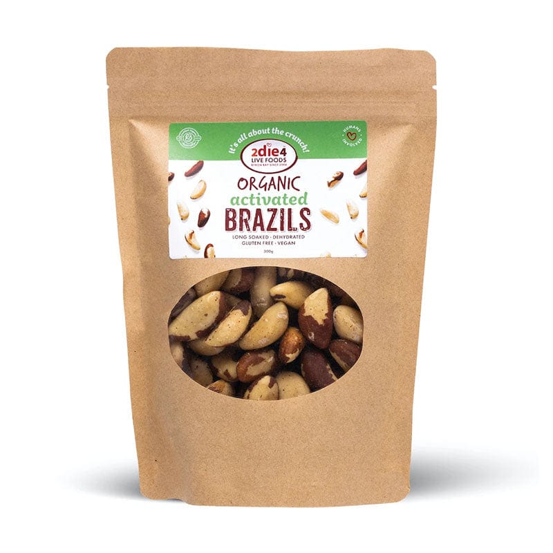 2Die4 Live Foods Organic Activated Brazil Nuts 120g