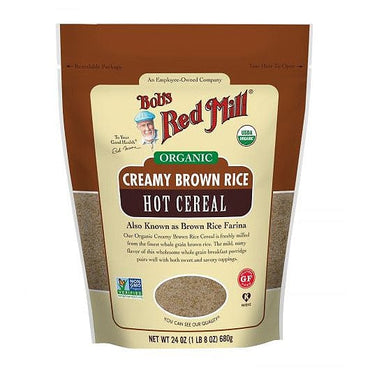 Bobâ€™s Red Mill Organic Brown Rice Farina Hot Cereal 737g