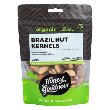 Honest To Goodness Organic Brazil Nut Kernels 200g