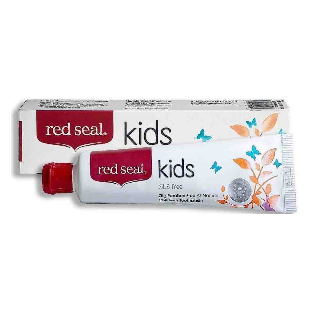 Red Seal Toothpaste Kids Natural SLS Free Bubblegum Flavour 75g