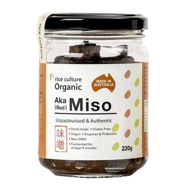 Rice Culture Organic Red ‘Aka’ Miso 220g