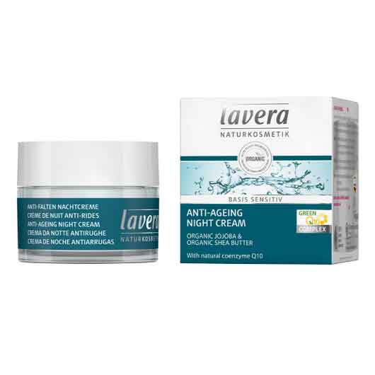 Lavera Basis Sensitiv Anti-Ageing Night Cream Q10 50ml