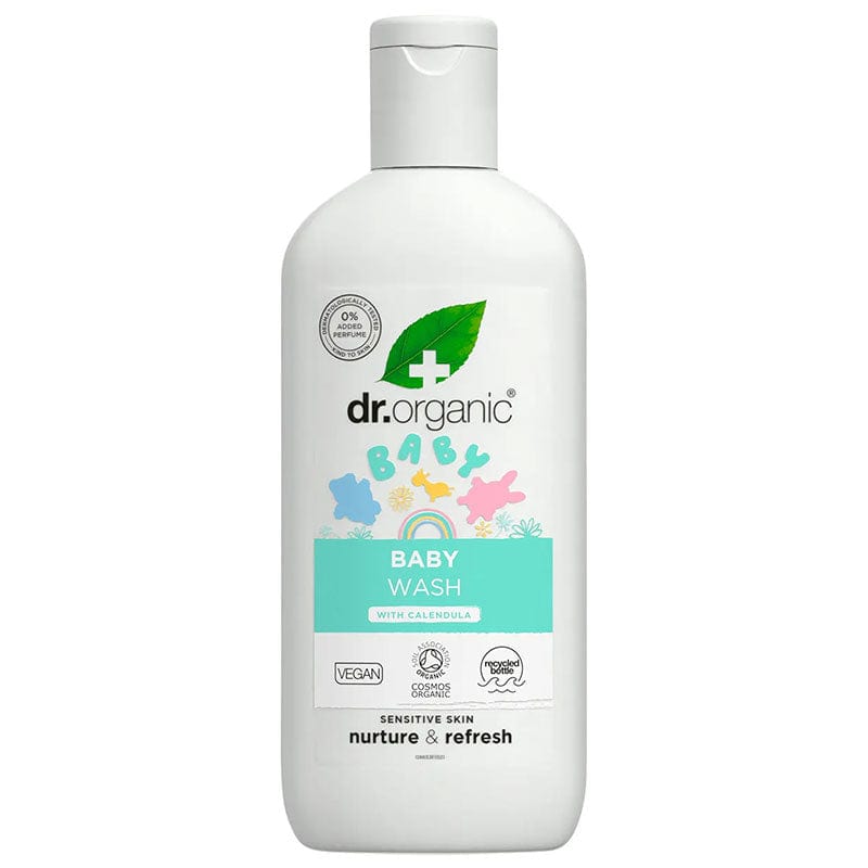 Dr Organic Baby Wash with Calendula Unfragranced 250ml