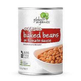 Global Organics Baked Beans in Tomato Sauce 400g