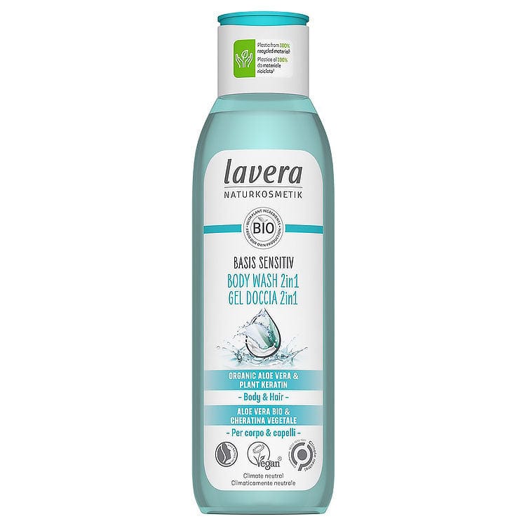 Lavera Basis Sensitiv 2-in-1 Hair and Body Wash 250ml