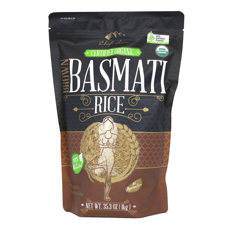 Chef's Choice Brown Basmati Rice Organic 1kg