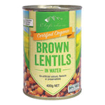 Chef's Choice Brown Lentils Organic 400g