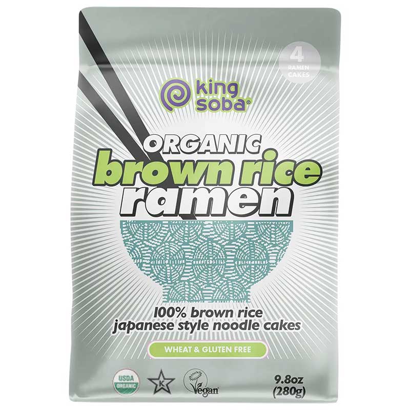 King Soba Brown Rice Ramen Noodles Organic 280g