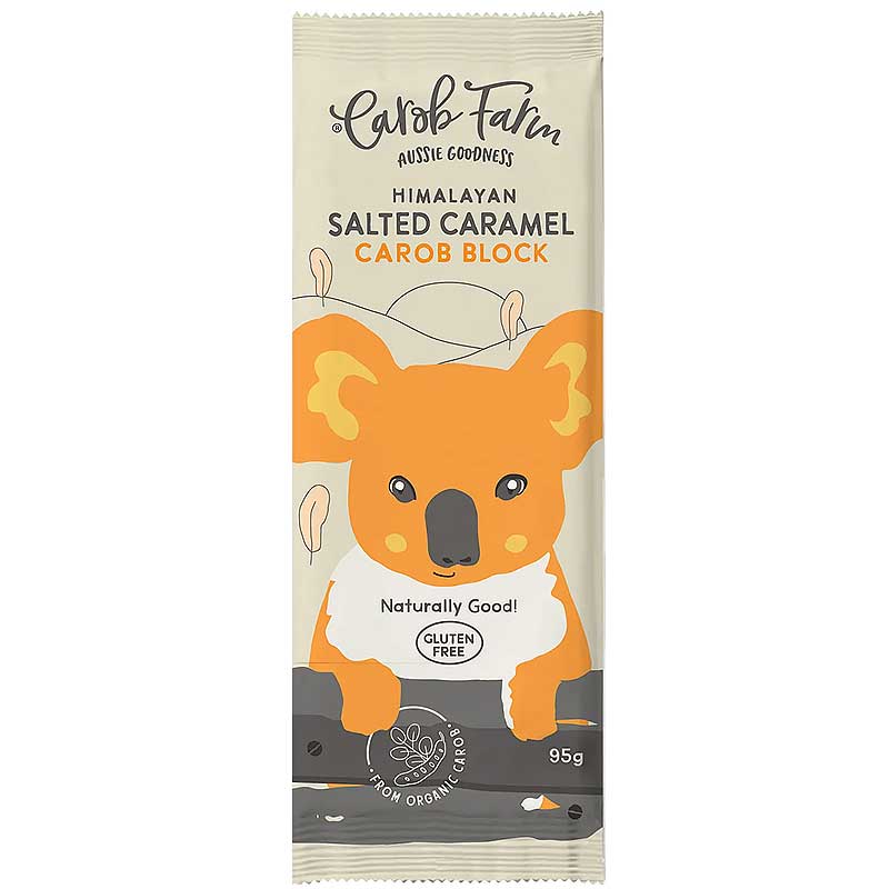 Carob Farm Carob Block Salted Caramel 95g