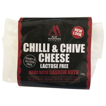 Blue Mountains Creamery Cashew Cheese Chilli and Chive 125g