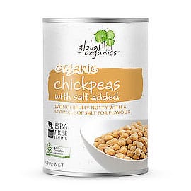 Global Organics Chick Peas 400g