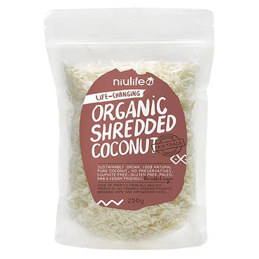 Niulife Coconut Shredded Organic 250g