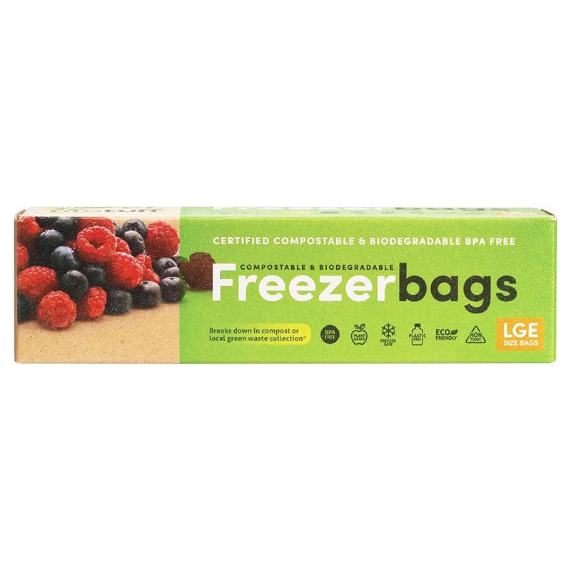 BioTuff Compostable Freezer Bags Large Bags 6L 20pk