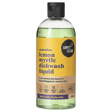 Simply Clean Dishwash Liquid Lemon Myrtle 500ml