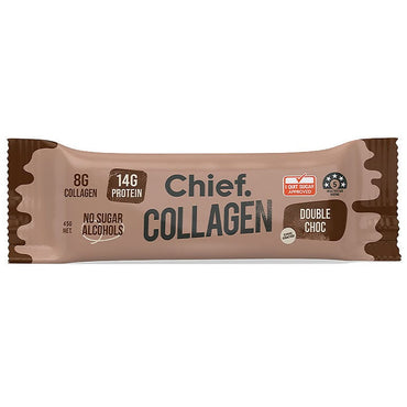 Chief. Collagen Protein Bar Double Choc 45g