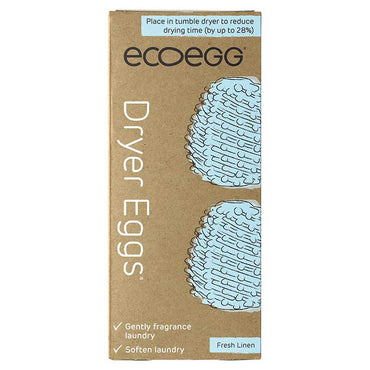 Ecoegg Dryer Eggs + Fragrance Sticks Fresh Linen 2pk