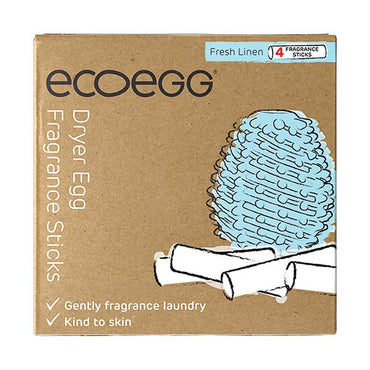 Ecoegg Dryer Eggs Fragrance Sticks Refill Fresh Linen 4pk