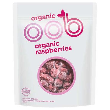 OOB Organic Frozen Raspberries 300g