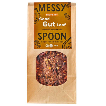 Messy Spoon Fruit and Nut Loaf Sliced 780g