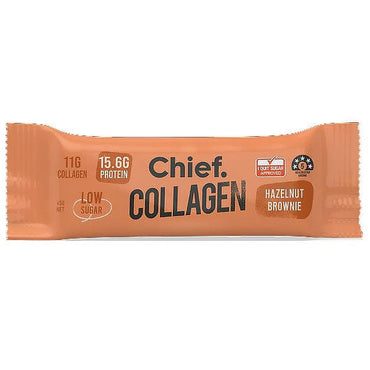 Chief. Collagen Protein Bar Hazelnut Brownie 45g