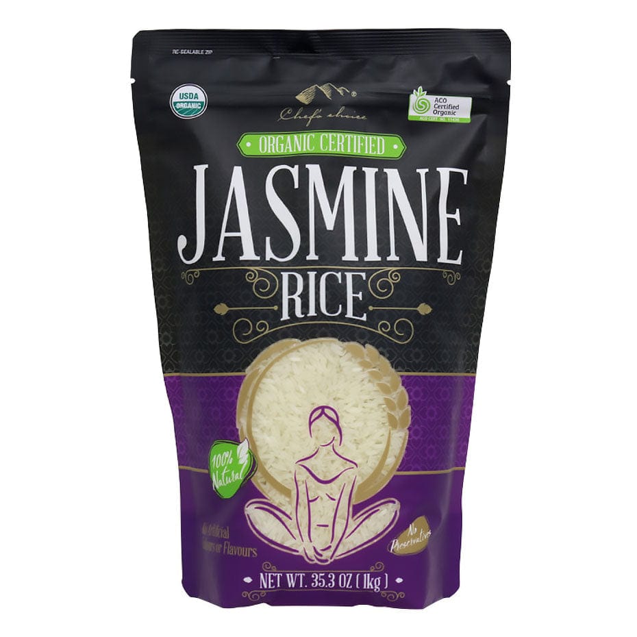 Chef's Choice Jasmine Rice Organic 1kg