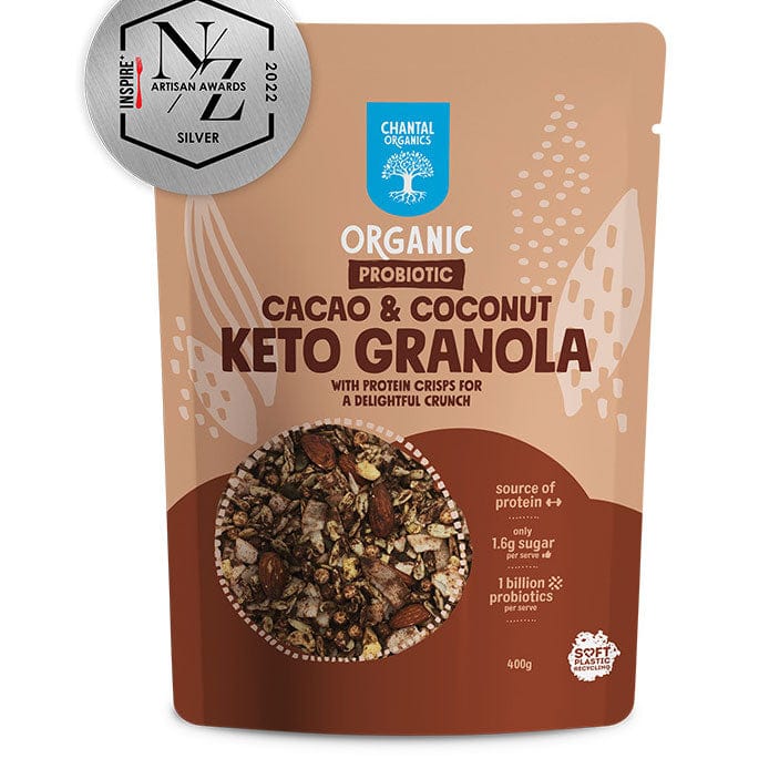 Chantal Organics Keto Granola - Cacao and Coconut 400g