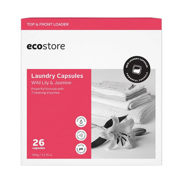 Eco Store Laundry Capsules Wild Lily and Jasmine 390g