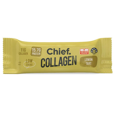 Chief. Collagen Protein Bar Lemon Tart 45g