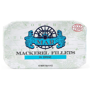 Pan Do Mar Mackerel Fillets in Brine Can 120g