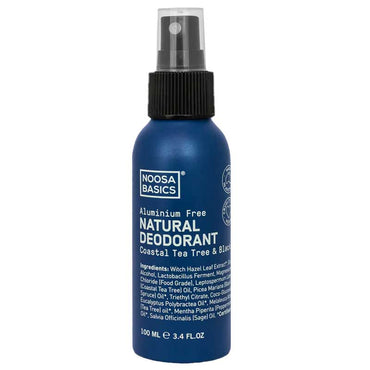 Noosa Basics Natural Deodorant Spray - Coastal Tea Tree and Black Spruce 100ml