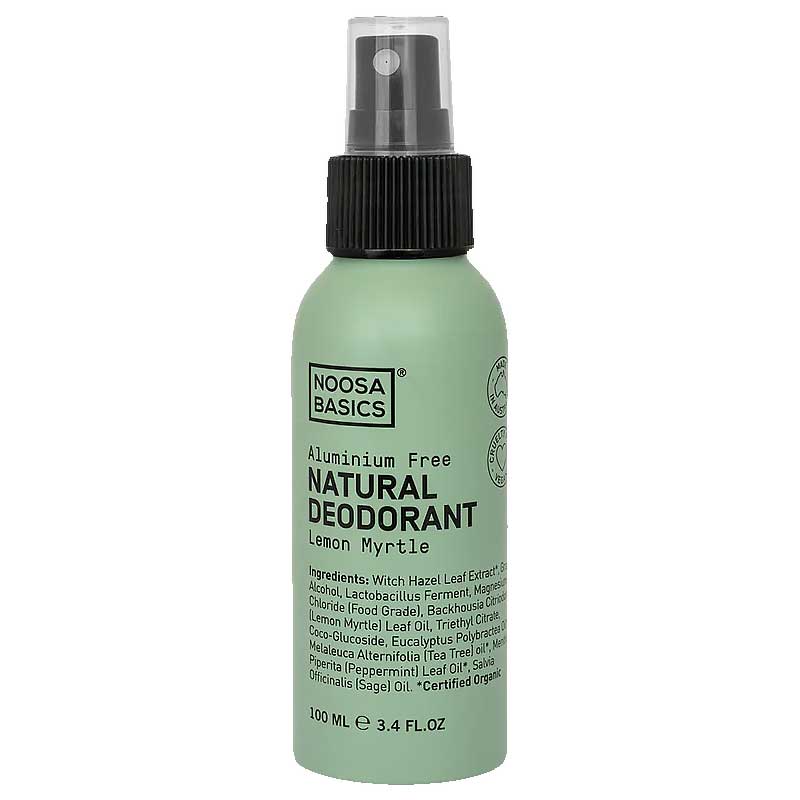 Noosa Basics Natural Deodorant Spray - Lemon Myrtle 100ml