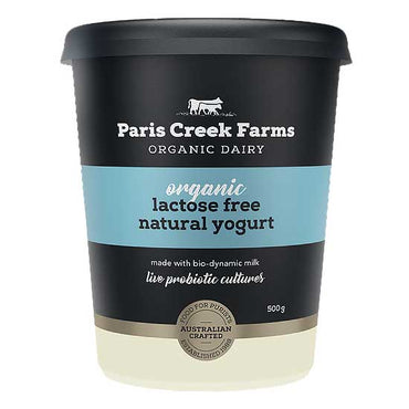 Paris Creek  Natural Yoghurt Lactose Free 500g