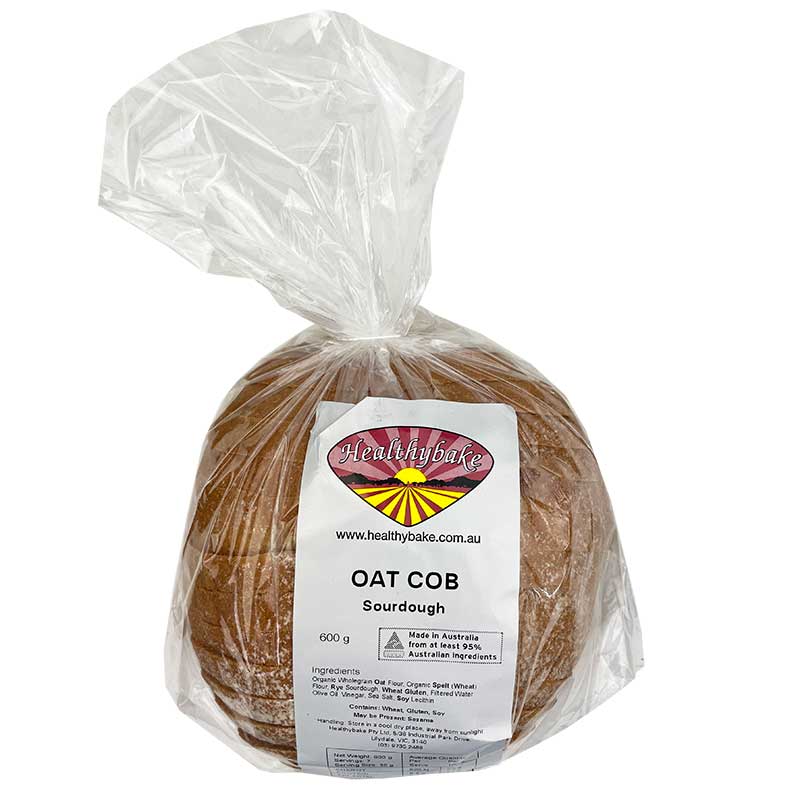 Healthybake Oat Sourdough Cob 600g