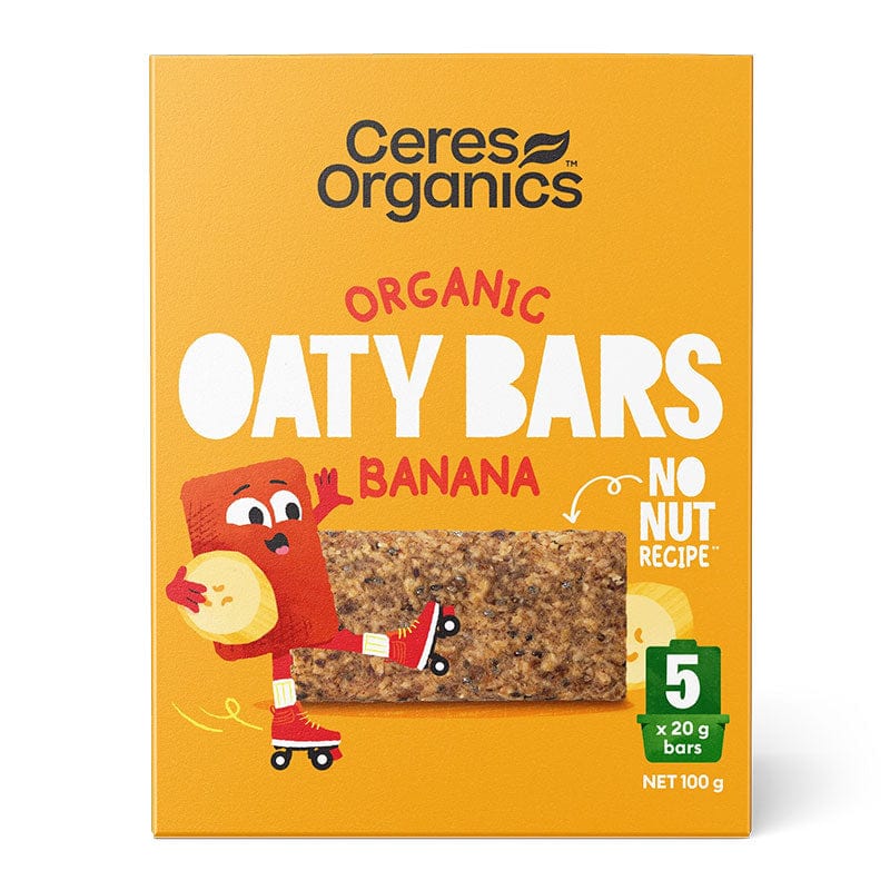 Ceres Organics Oaty Bars Banana 100g