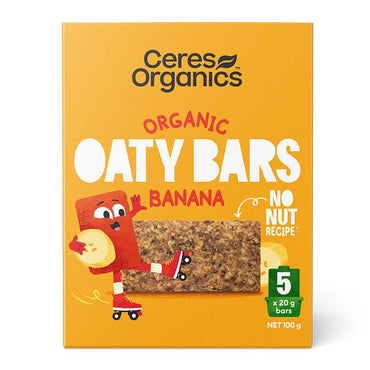 Ceres Organics Oaty Bars Banana 100g