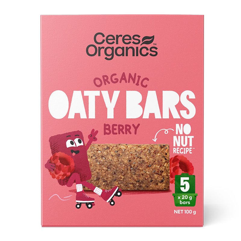 Ceres Organics Oaty Bars Berry 100g