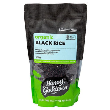 Honest to Goodness Organic Black Rice 650g