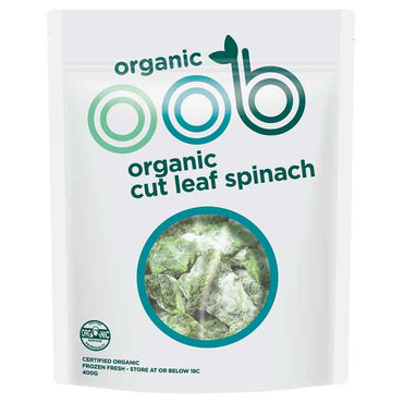 OOB Organic Frozen Cut Leaf Spinach 400g