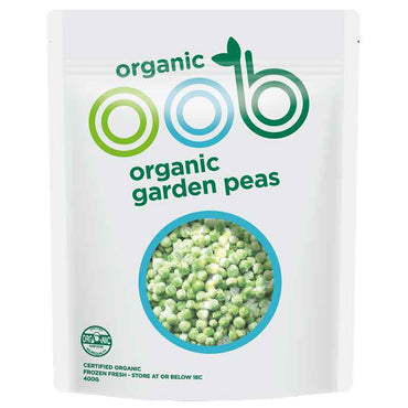 OOB Organic Frozen Garden Peas 400g
