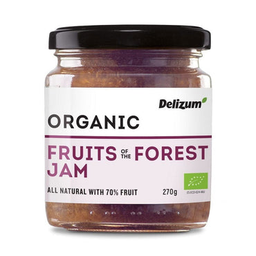 Delizum Organic Fruits of the Forest Jam 270g