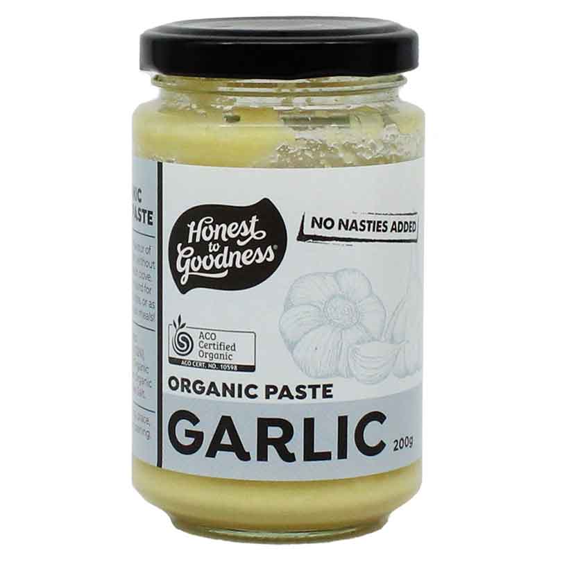 Honest to Goodness Organic Garlic Paste 200g