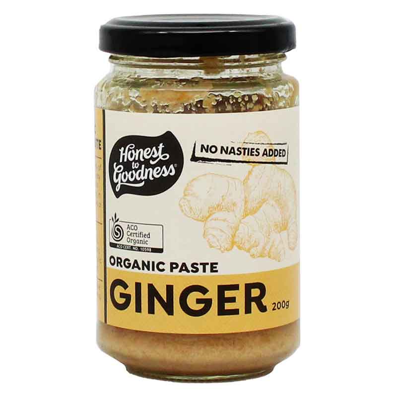 Honest to Goodness Organic Ginger Paste 200g