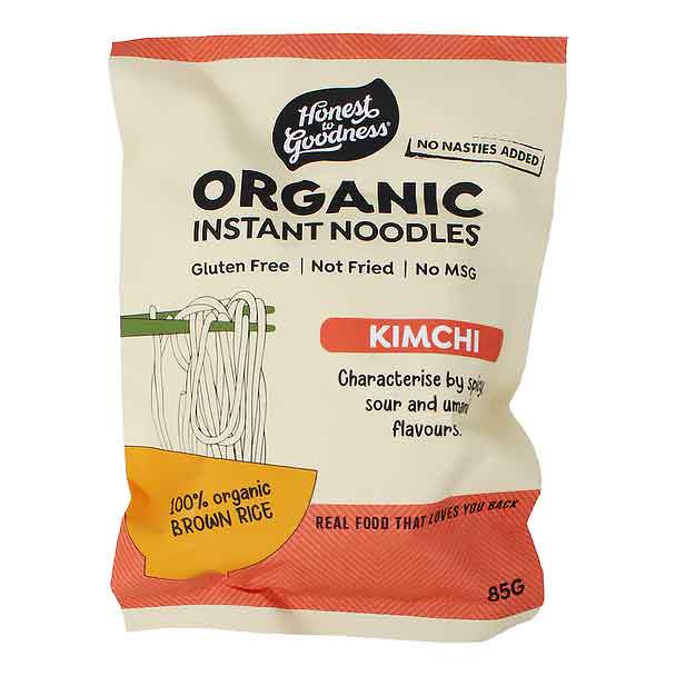 Honest to Goodness Organic Instant Noodles Kimchi 85g