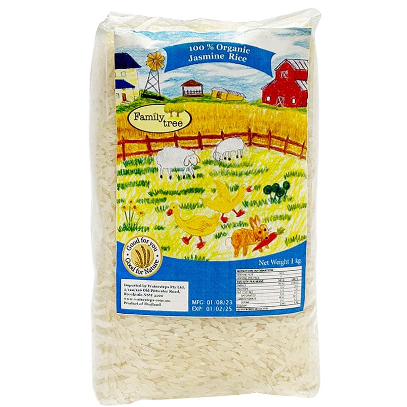 Family Tree Organic Jasmine Rice 1kg