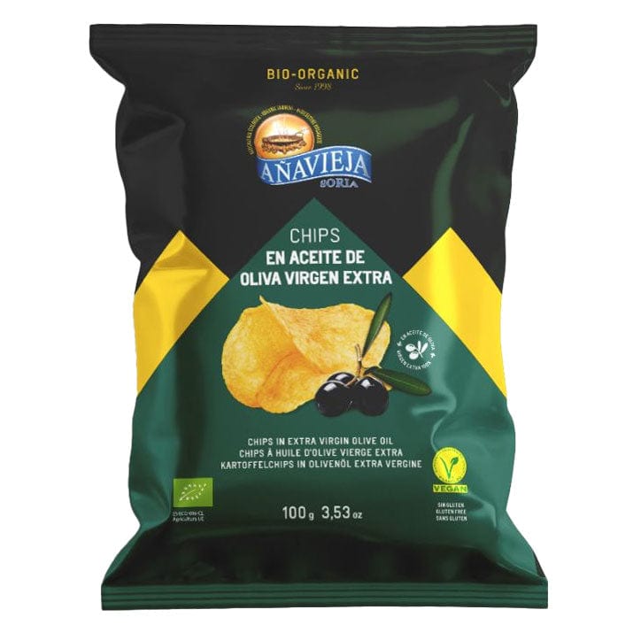 Anavieja Organic Potato Chips In EVOO 100g