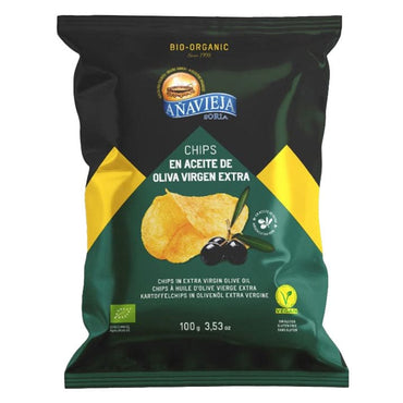 Anavieja Organic Potato Chips In EVOO 100g