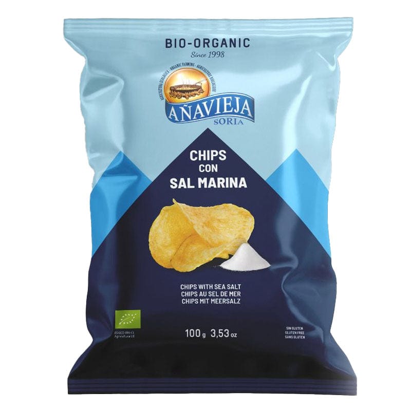 Anavieja Organic Potato Chips with Sea Salt 100g